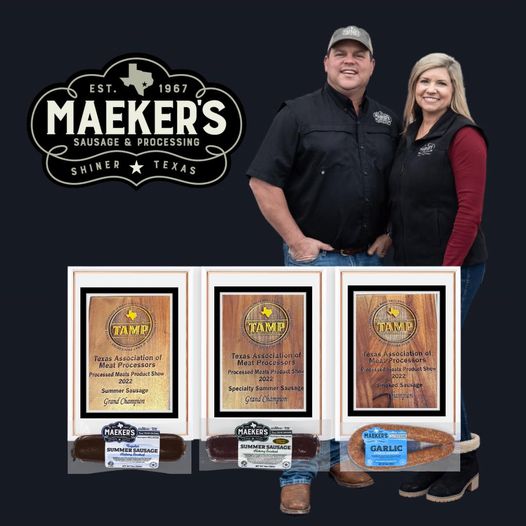 GRAND CHAMPION SUMMER SAUSAGE, GRAND CHAMPION JALAPENO & CHEESE SUMMER SAUSAGE, & CHAMPION GARLIC SMOKED SAUSAGE