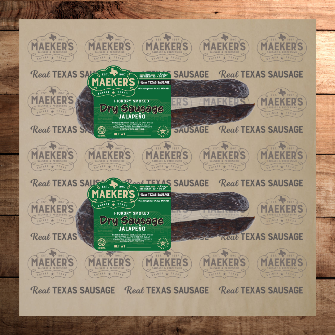 (2) Jalapeno Dry Sausage