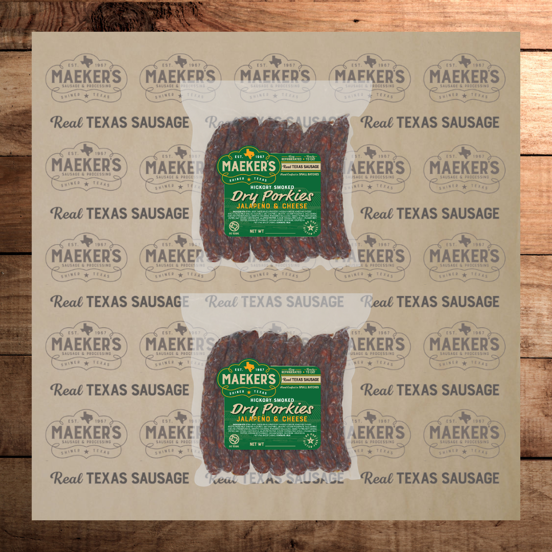 (2) Jalapeno & Cheese Dry Porkies