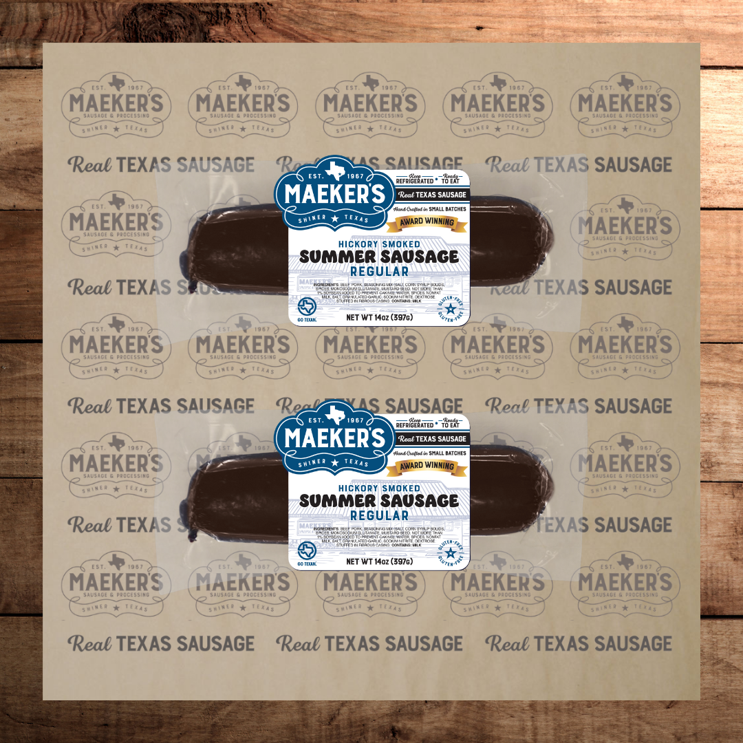 (2) Regular Summer Sausage