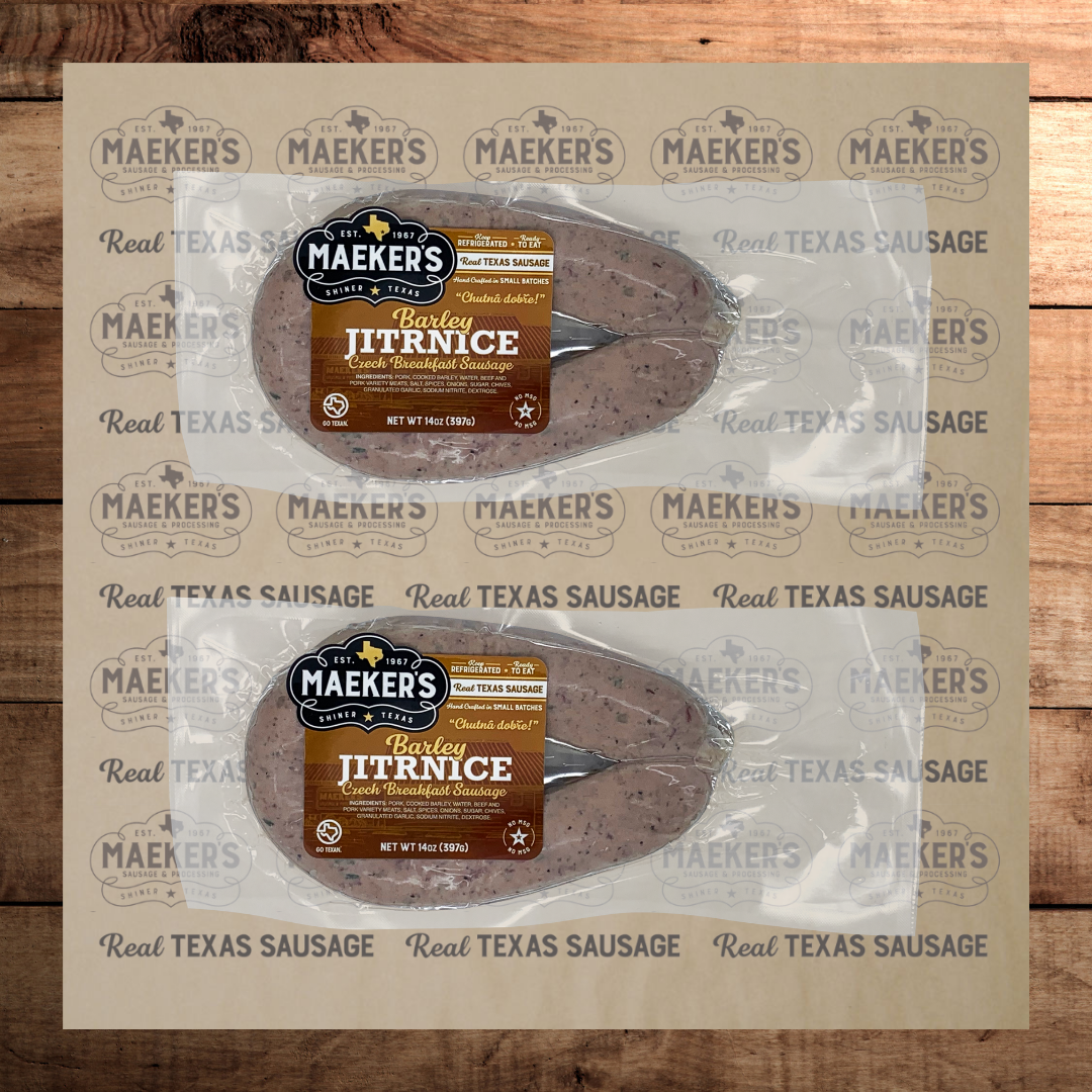 (2) Barley "Jitrnice" Czech Breakfast Sausage