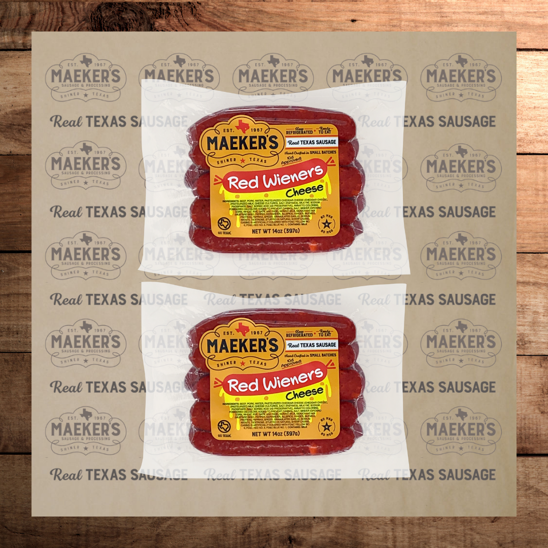 (2) Cheese Red Wieners