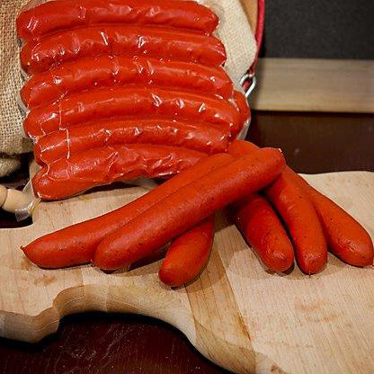 Red wieners top